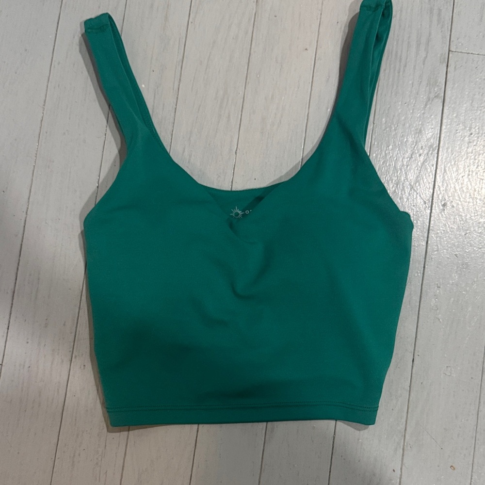 Emerald Green Women's Crop Top